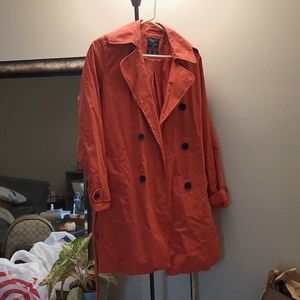 Coral Rain Coat